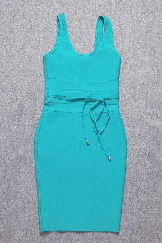 Amy Bandage Dress - Sky Blue