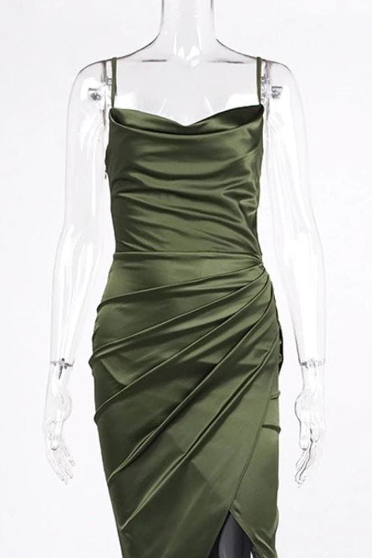 Angela Bodycon Dress - Emerald Green - Fashionpara