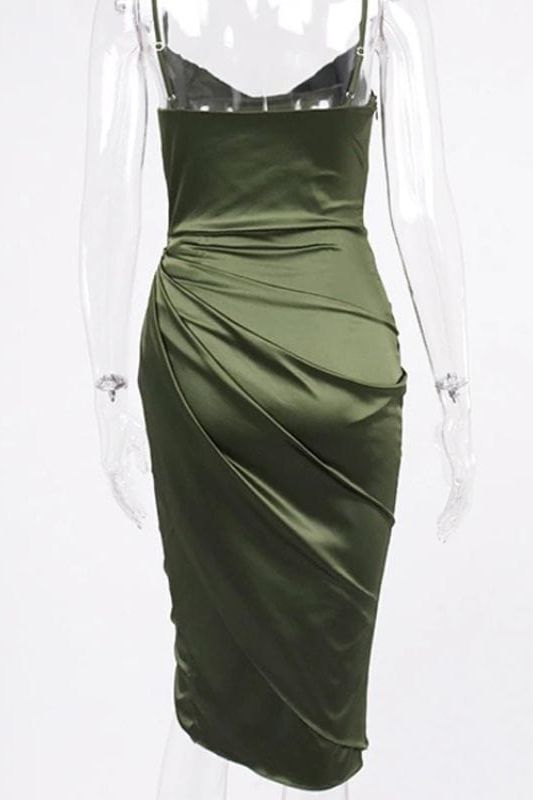 Angela Bodycon Dress - Emerald Green - Fashionpara