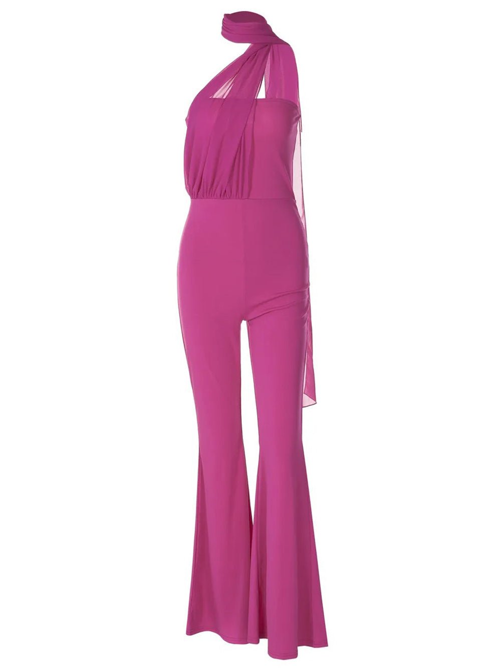 Sleeveless Backless Jumpsuit - Fashionpara