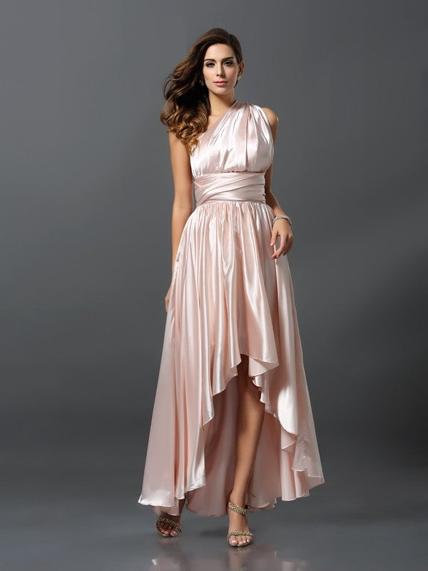 Charming Sleeveless High Low Bridesmaid Dresses