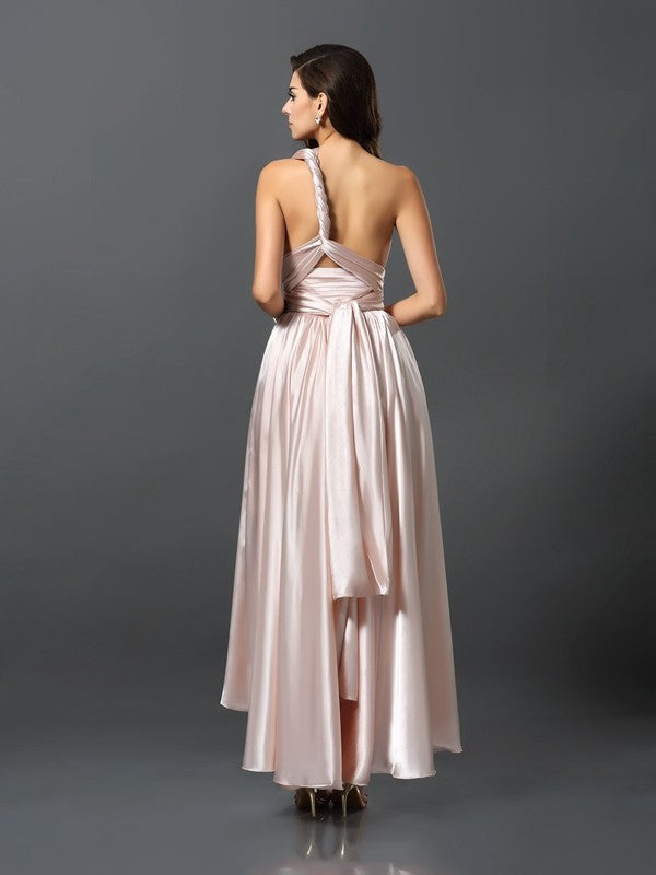 Charming Sleeveless High Low Bridesmaid Dresses