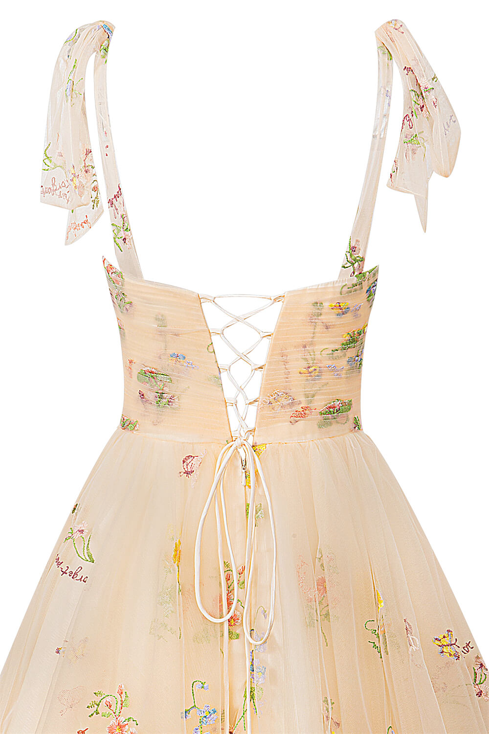 Claire A-Line Short Sweetheart Tulle Floral Homecoming Dress