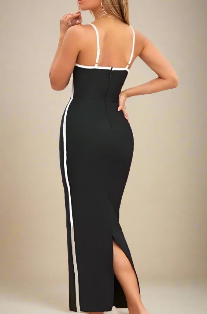 Dianne Bandage Maxi Dress - Classic Black