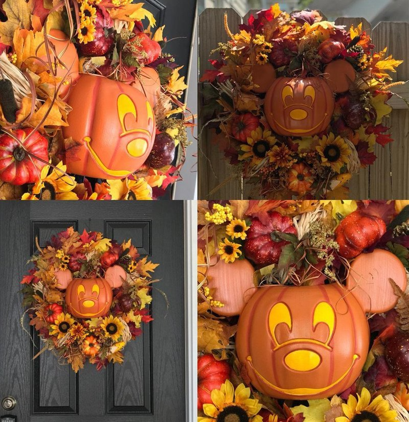 Fall Pumpkin Wreath Harvest Pumpkin