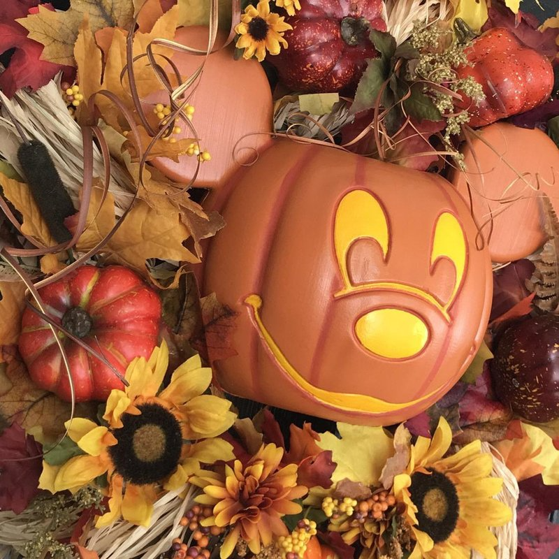 Fall Pumpkin Wreath Harvest Pumpkin