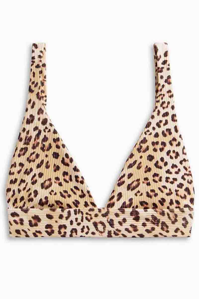 Leopard Print Two Pieces Swimsuit