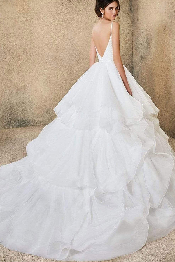 A-line Off-the-shoulder Bridal Gown Tulle Lace Elegant