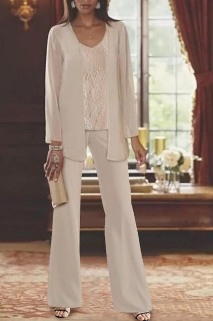 Sophisticated Lace Trouser Suits for the Stylish Mother of the Bride - Fashionpara