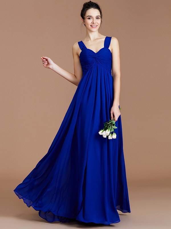 Empire Sweetheart Sleeveless Ruched Chiffon Bridesmaid Dresses