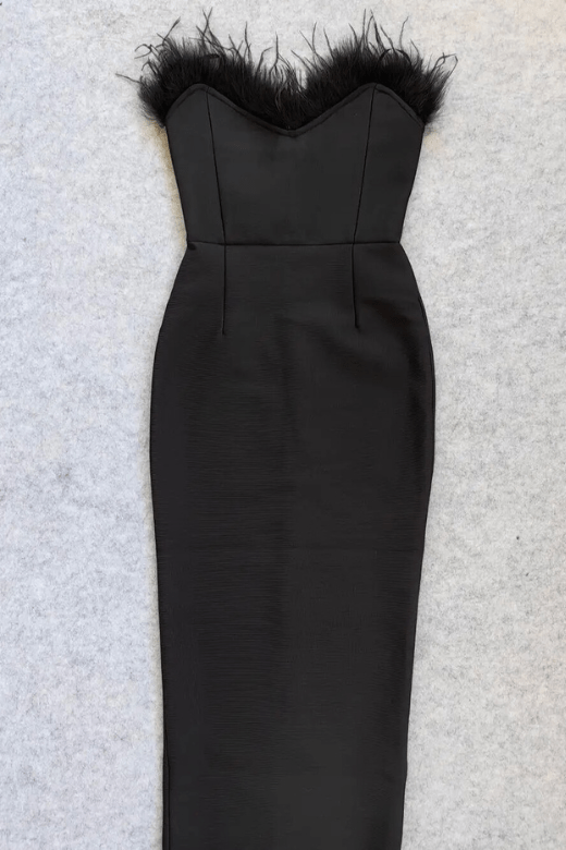 Erin Bodycon Maxi Dress - Classic Black