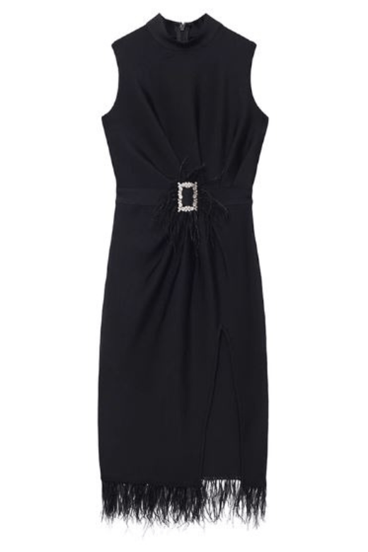 Erin Sleeveless Bodycon Dress -  Classic Black