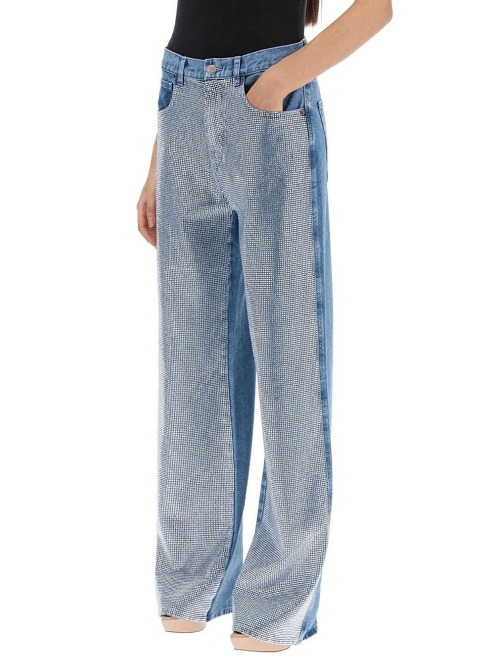 Diamonds Denim Pant - Fashionpara