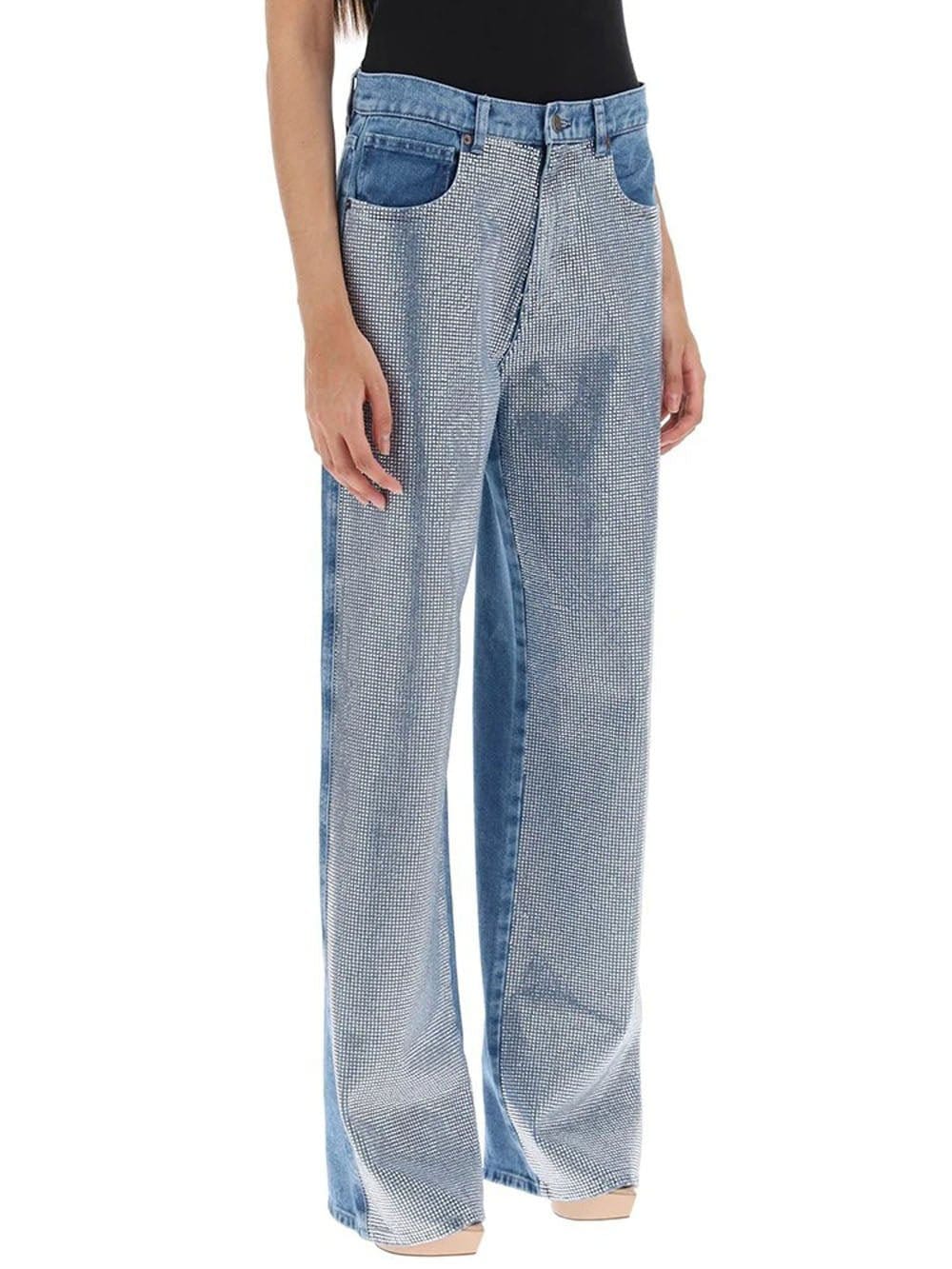 Diamonds Denim Pant - Fashionpara