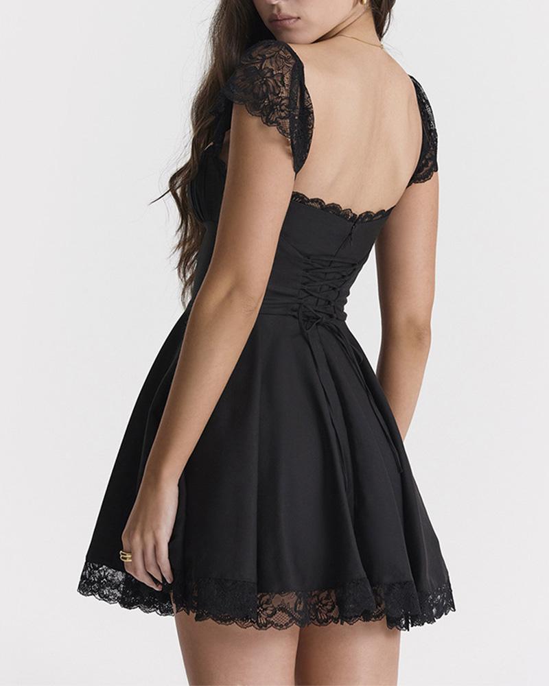 Euboea Sweetheart Mini Dress - Fashionpara