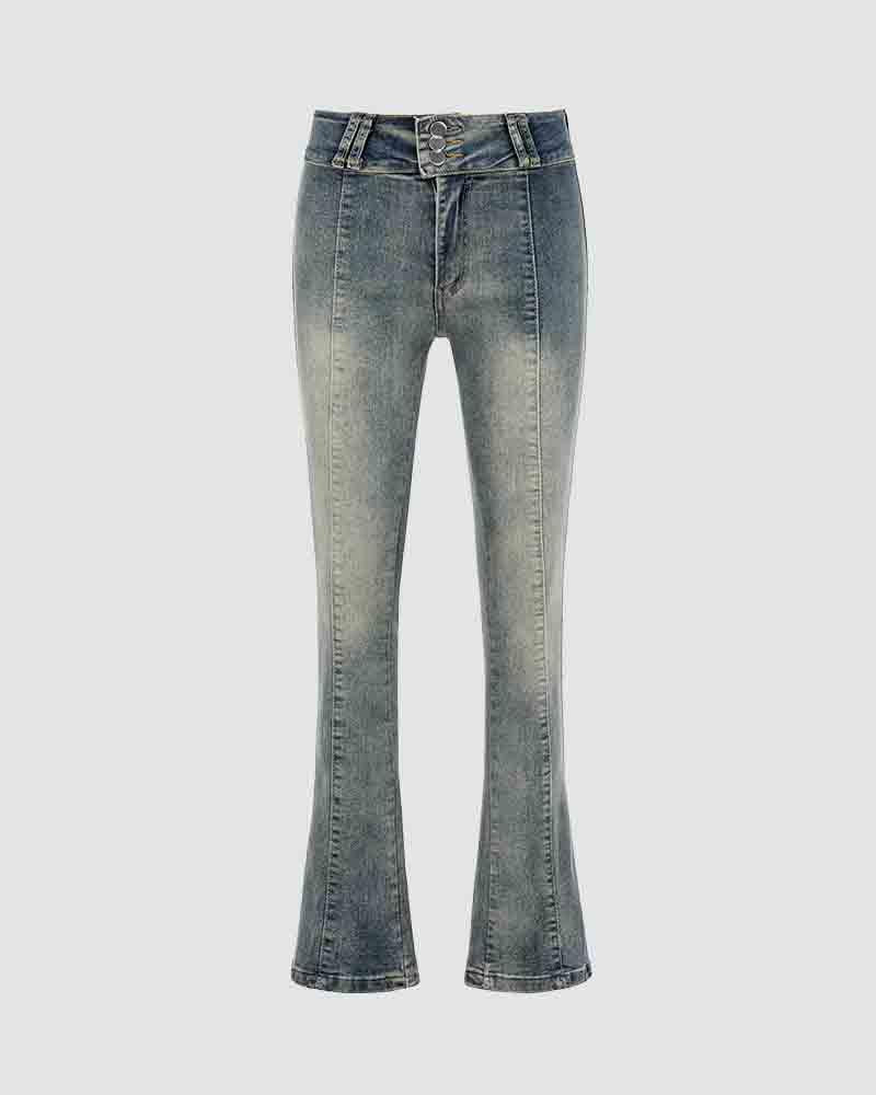 Empress Scorcher Flare Jeans - Fashionpara