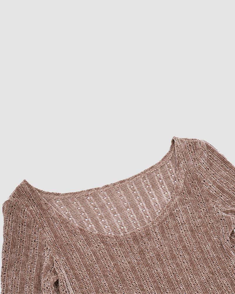 Elven Woodlands Ribbed Sweater Dress - Fashionpara