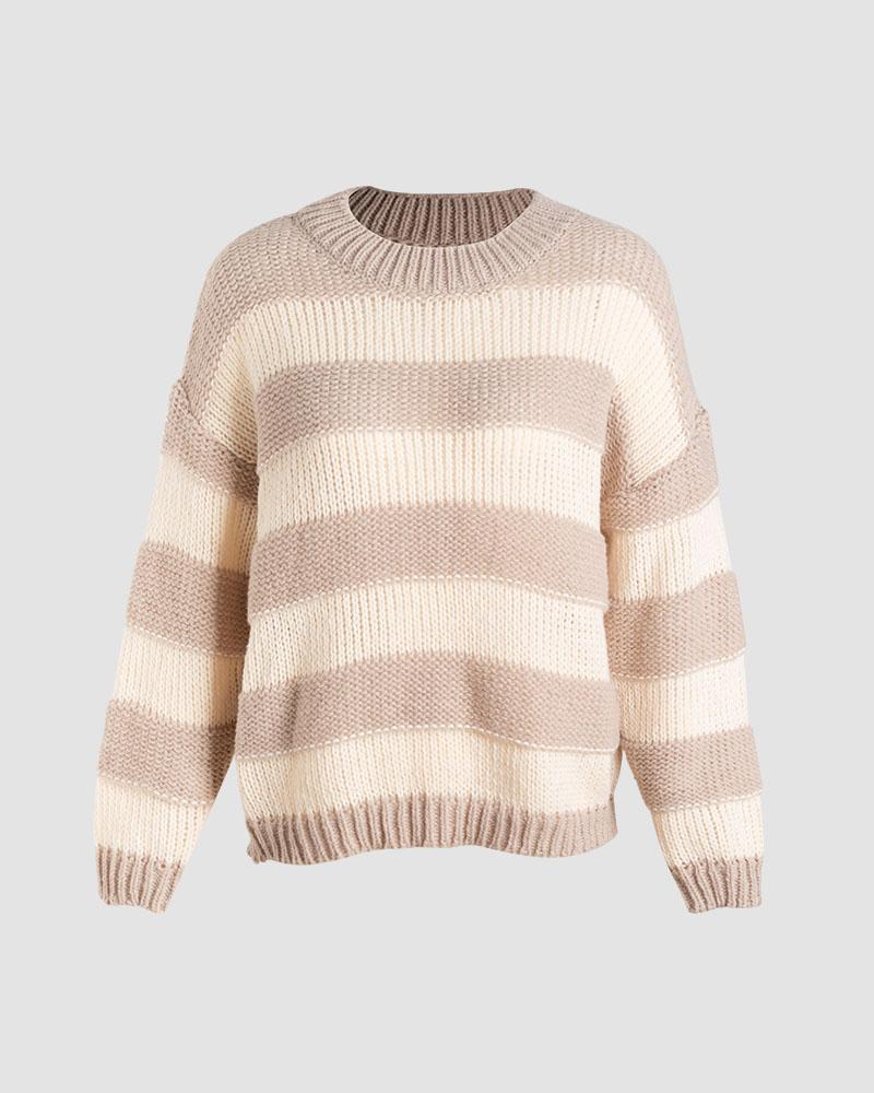 Earthward Minerals Oversized Knit Jumper - Fashionpara