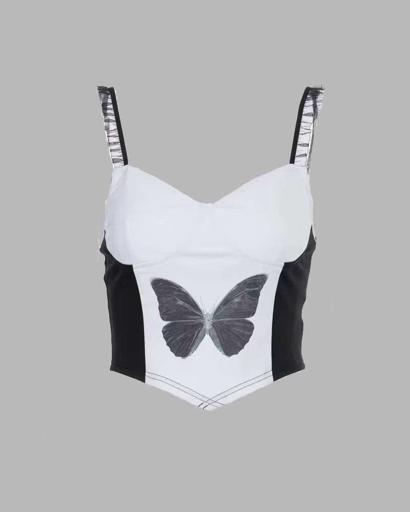 Enchanted Butterfly Corset Top - Fashionpara