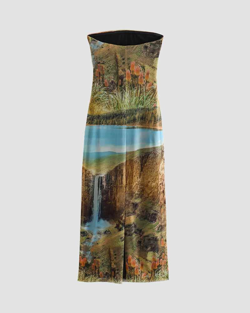 Elvira Falls Tube Dress - Fashionpara