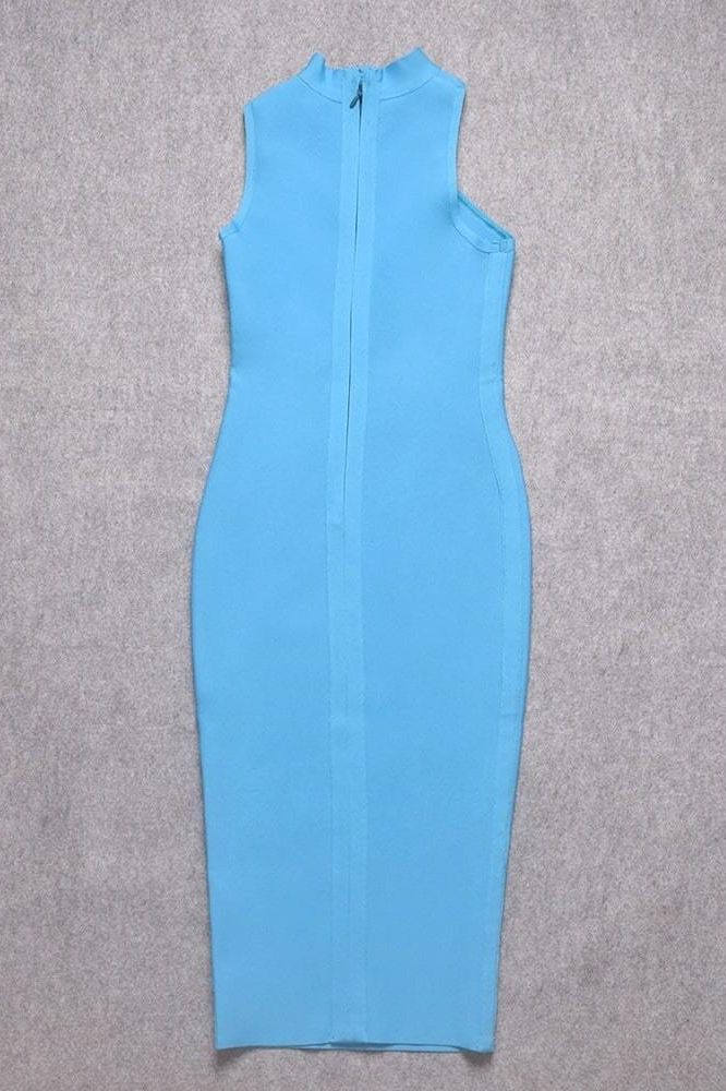 Layla Bandage Midi Dress - Sky Blue