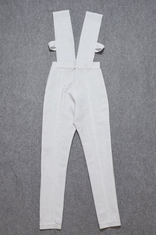 Pia Bandage Pants Jumpsuit - Cream