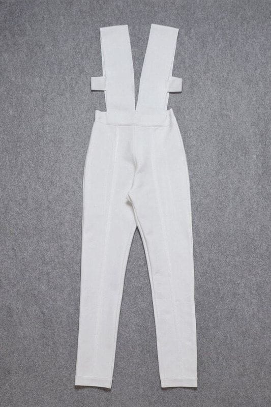 Pia Bandage Pants Jumpsuit - Cream