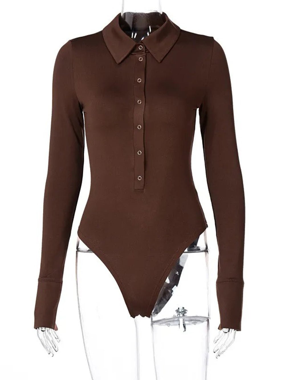 Long Sleeve Bodysuit - Fashionpara