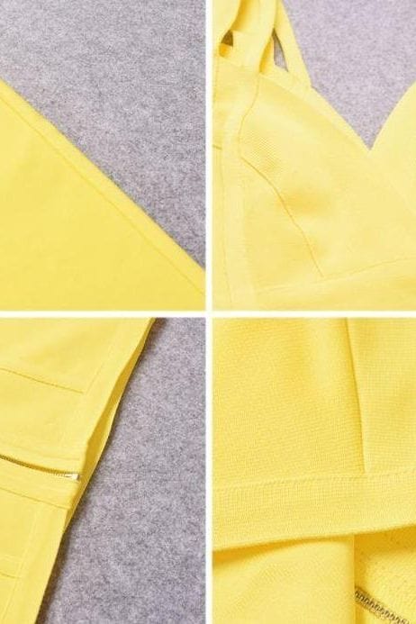 Sia Bandage Dress - Sun Yellow