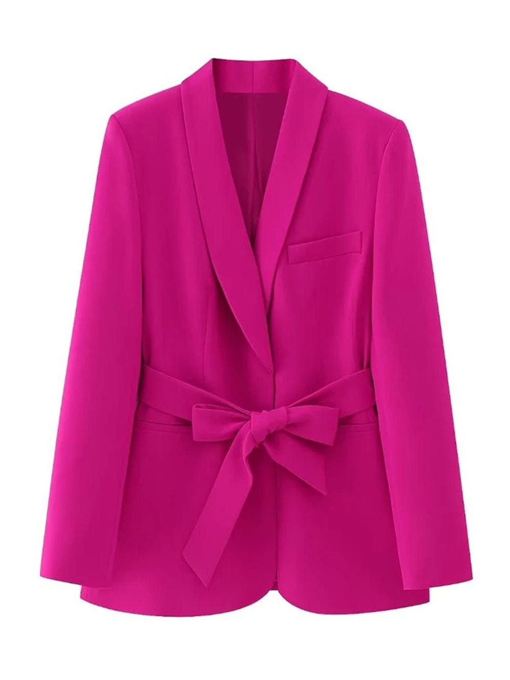 Belt Button Blazer - Fashionpara