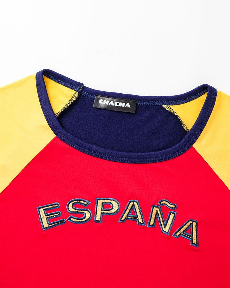 Espana Raglan Sports Top - Fashionpara