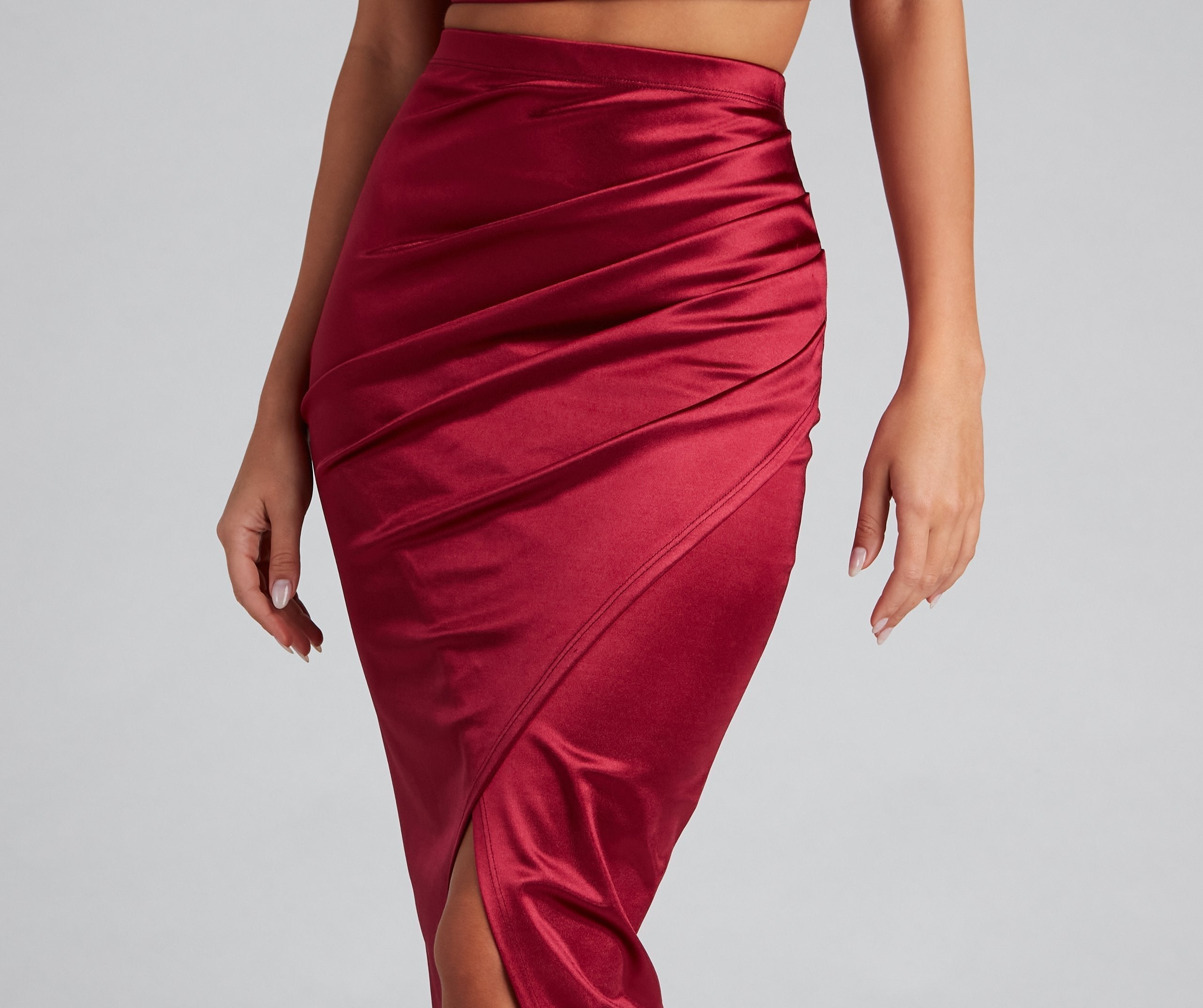 Sleek Moves Wrap Maxi Skirt - Fashionpara