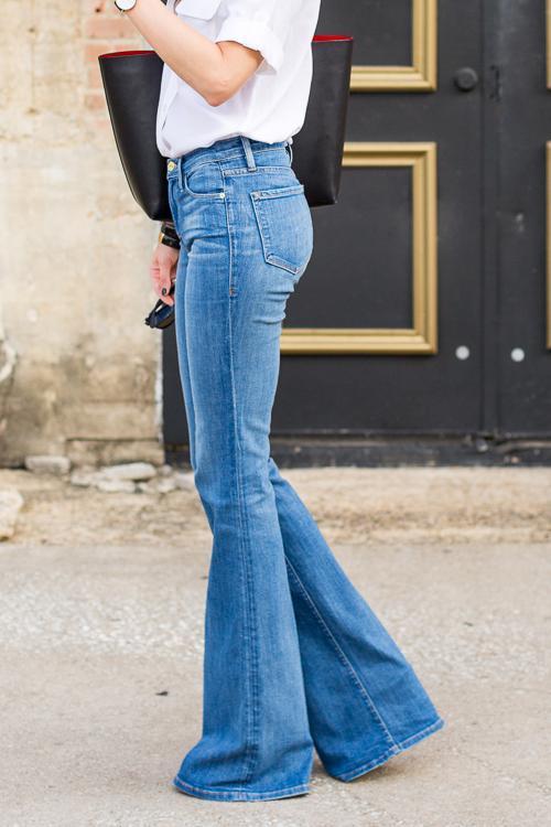 Classical High Waist Flares Jeans