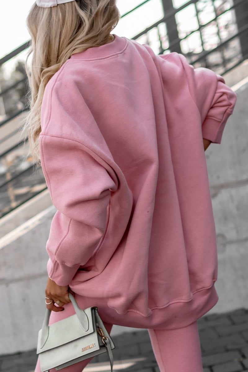 Classic Crew Oversized Sweatshirt Tracksuits - Fashionpara