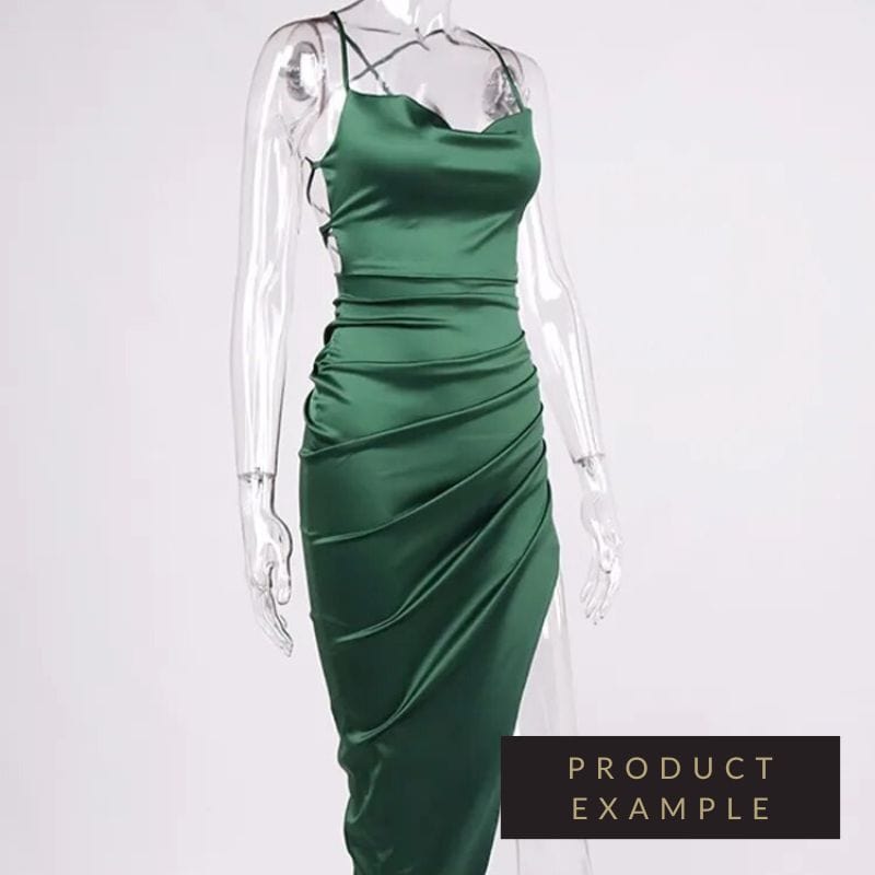 Ale Bodycon Midi Dress - Emerald Green - Fashionpara