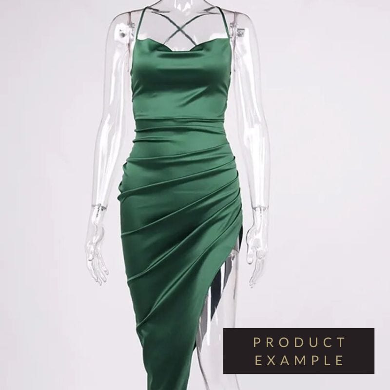 Ale Bodycon Midi Dress - Emerald Green - Fashionpara